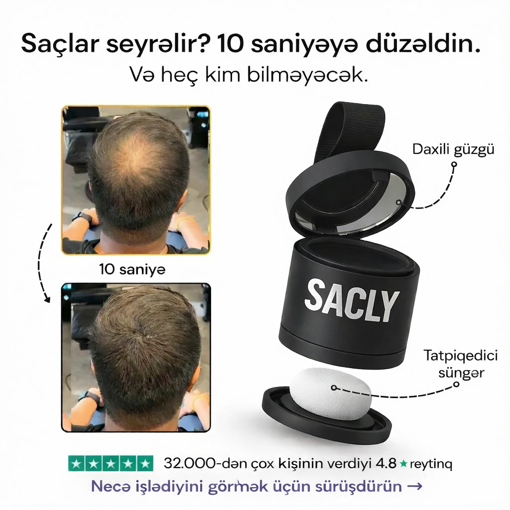 SAÇLY Saç Pudrası