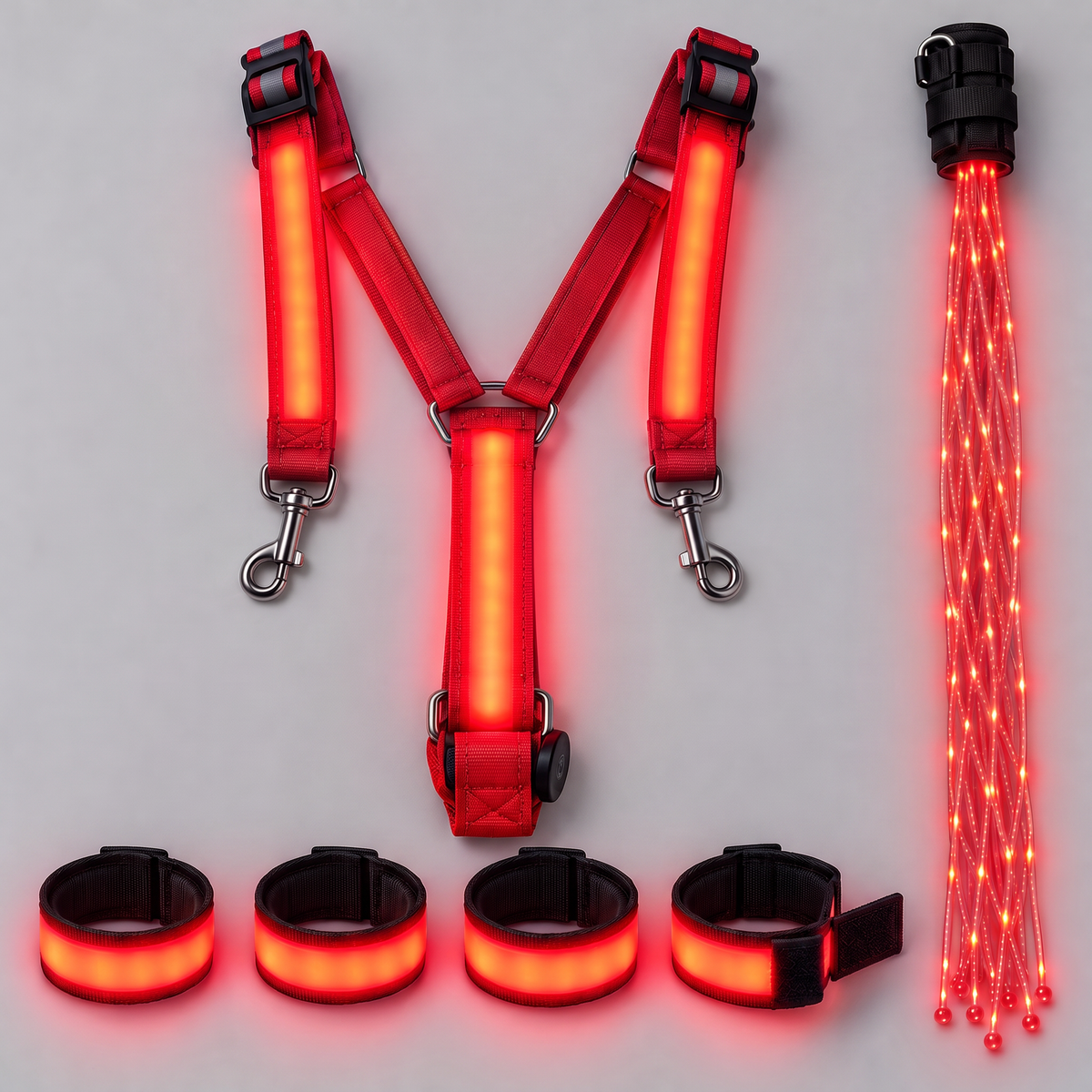 HaloTack Full Glow Kit in red